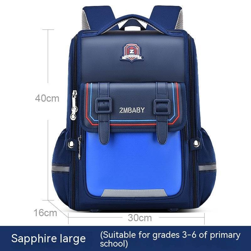 Ergonomic Lightweight Children's School Backpack – One-Piece Design with Spine Protection - grabzbags.com