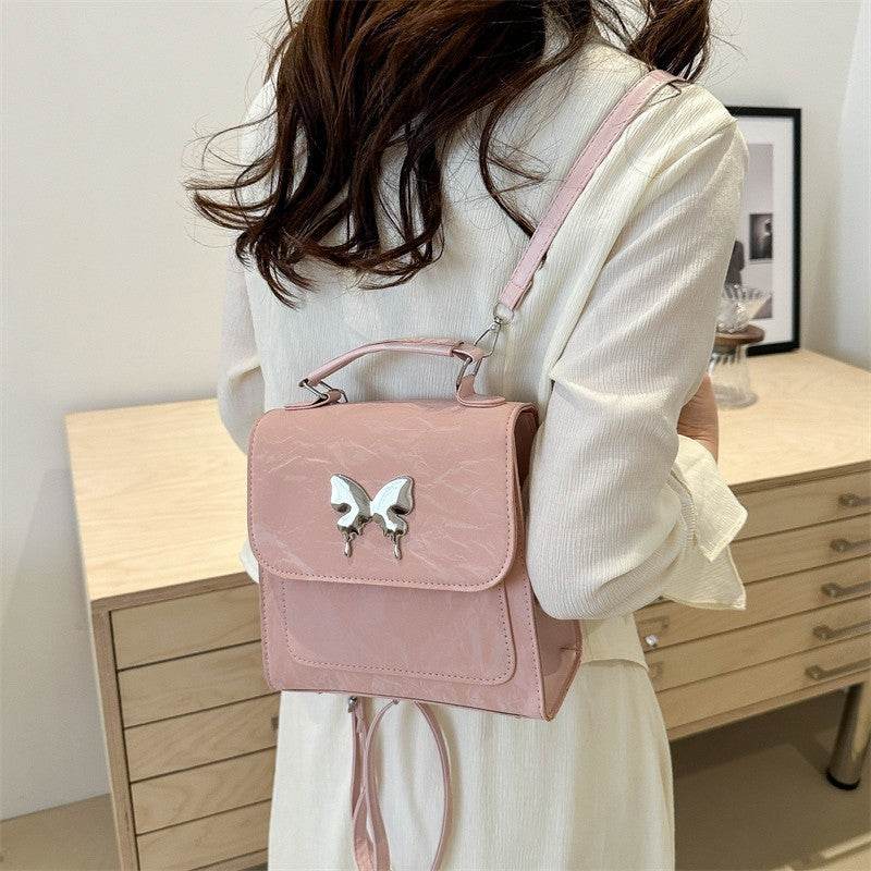 Women’s Preppy Style Backpack – Fashionable Hand-Carrying Shoulder Bag - grabzbags.com