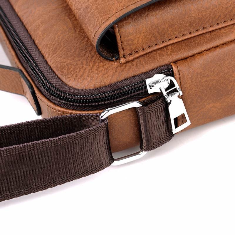 Men’s Business Portable One-Shoulder Messenger Bag – Lightweight Professional Crossbody - grabzbags.com