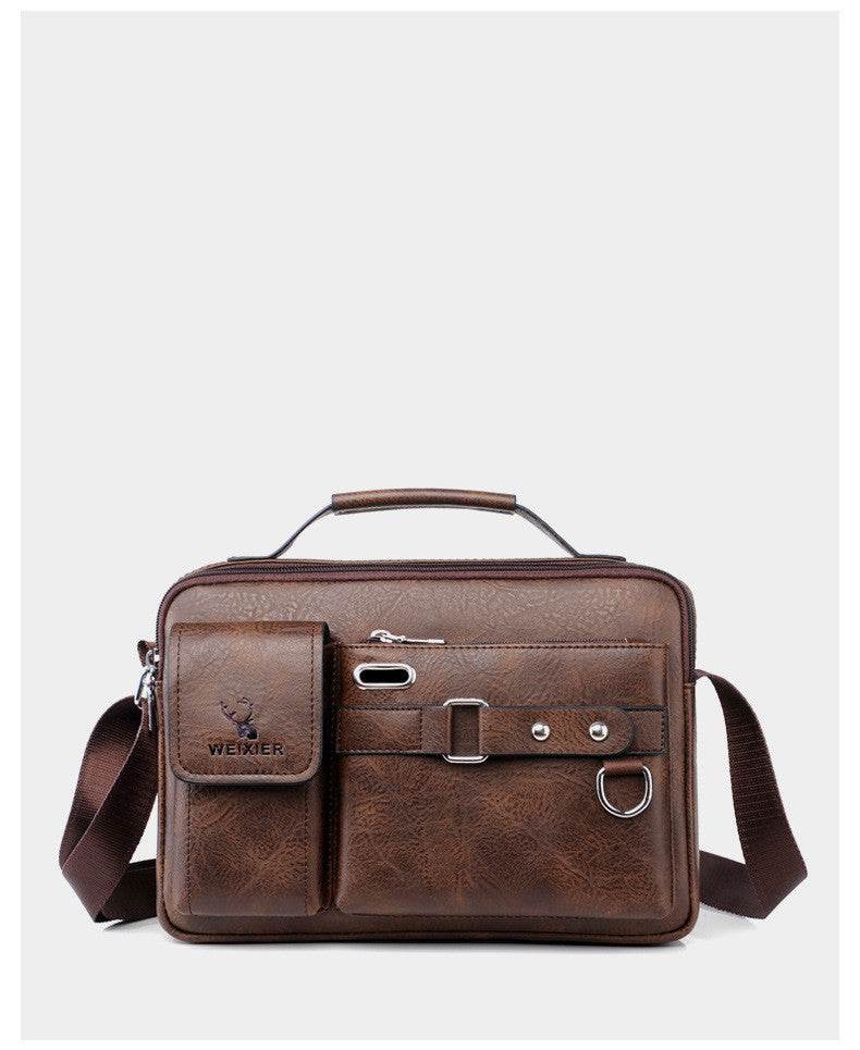 Men’s Business Portable One-Shoulder Messenger Bag – Lightweight Professional Crossbody - grabzbags.com