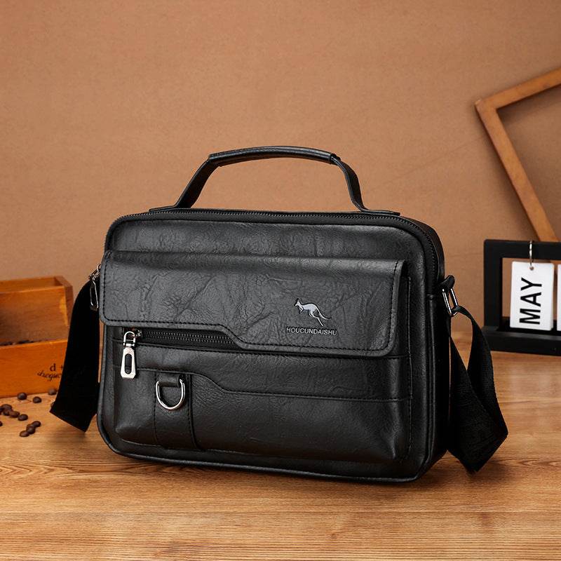 New Men’s Horizontal Shoulder Bag – Stylish Casual Handbag - grabzbags.com