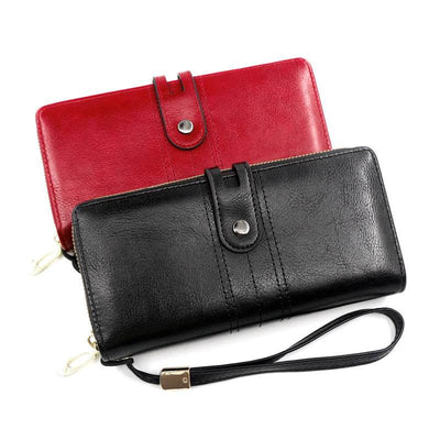 Women’s Long Business Wallet – Elegant & Fashionable Card Holder Clutch - grabzbags.com