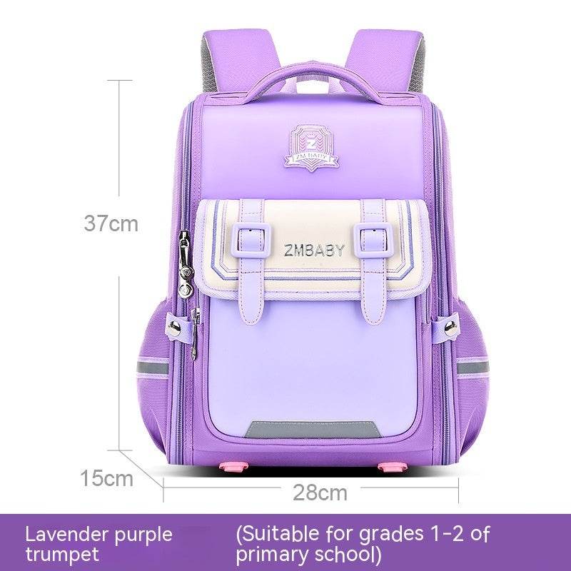 Ergonomic Lightweight Children's School Backpack – One-Piece Design with Spine Protection - grabzbags.com