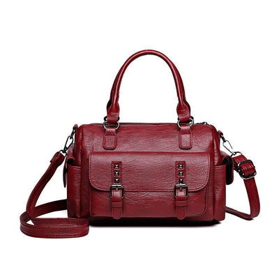 Vintage Large-Capacity Shoulder Bag / Crossbody Satchel - grabzbags.com