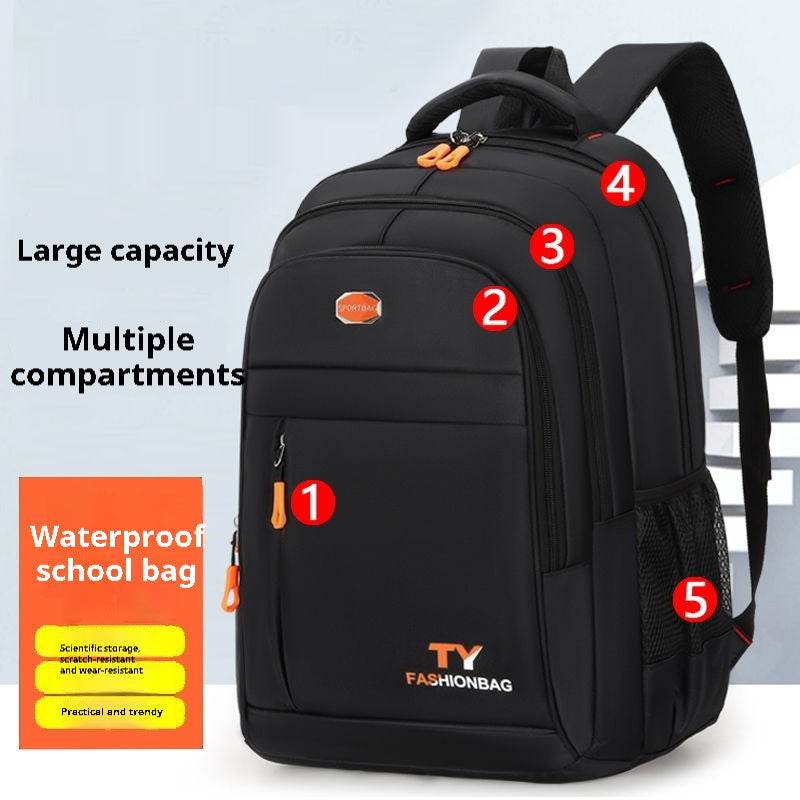 Large Capacity Schoolbag for Primary, Junior High & High School Students - grabzbags.com