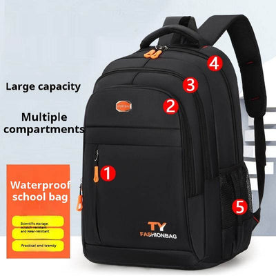 Large Capacity Schoolbag for Primary, Junior High & High School Students - grabzbags.com