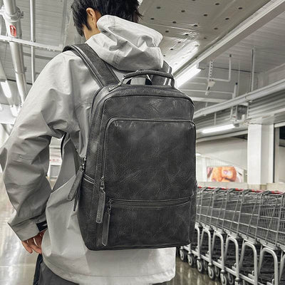 Men’s College Campus Backpack – New Fashion Student Bag for School & Daily Use - grabzbags.com