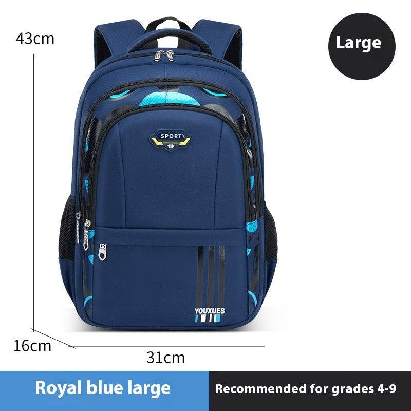 Simple Multi-Compartment Backpack – Waterproof & Spacious for Daily Use - grabzbags.com