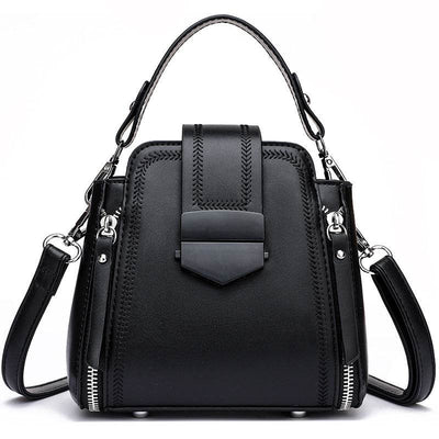 Elegant Women’s Soft Leather Mini Handbag – Textured & Stylish Purse - grabzbags.com