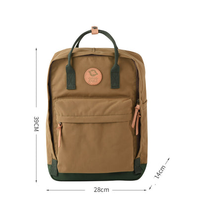 New Style Unisex Backpack – Japanese & Korean Fashion Laptop Bag, Water-Repellent Polyester Backpack with 15-Inch Compartment