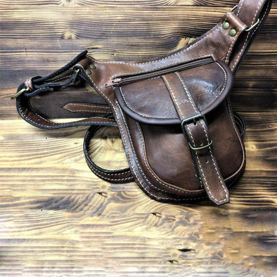 European & American Style Motorcycle Waist Bag – Outdoor Riding Belt Bag for Mobile Phone - grabzbags.com