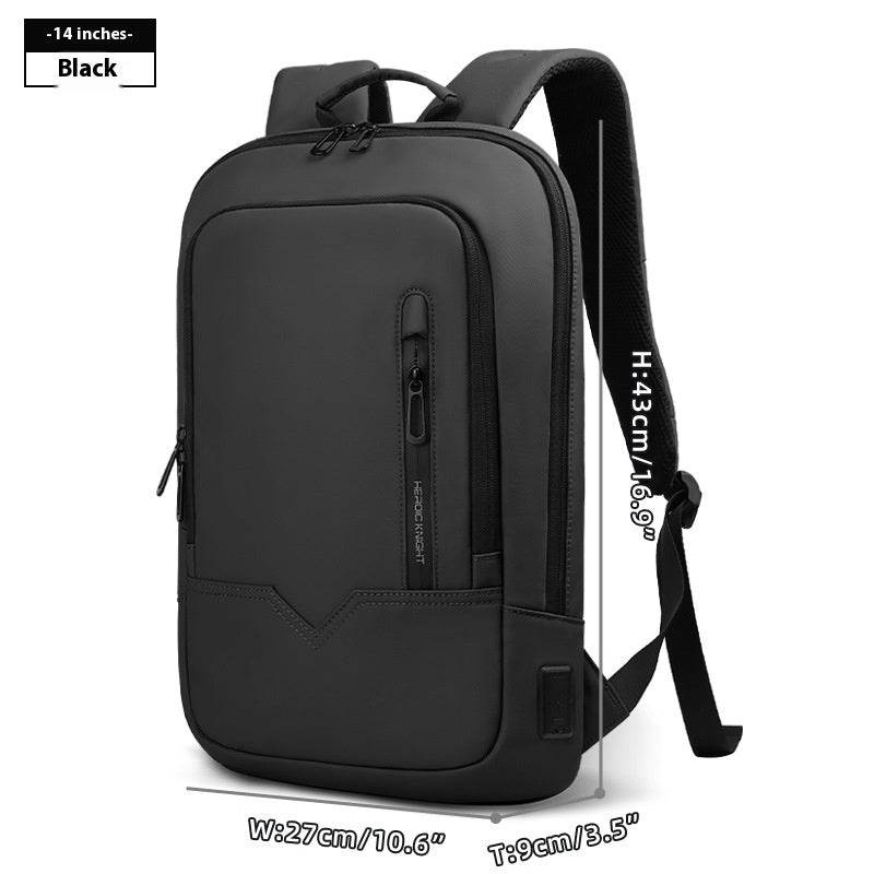 Lightweight Small Laptop Backpack – Compact Commuter Computer Bag for Daily Use - grabzbags.com
