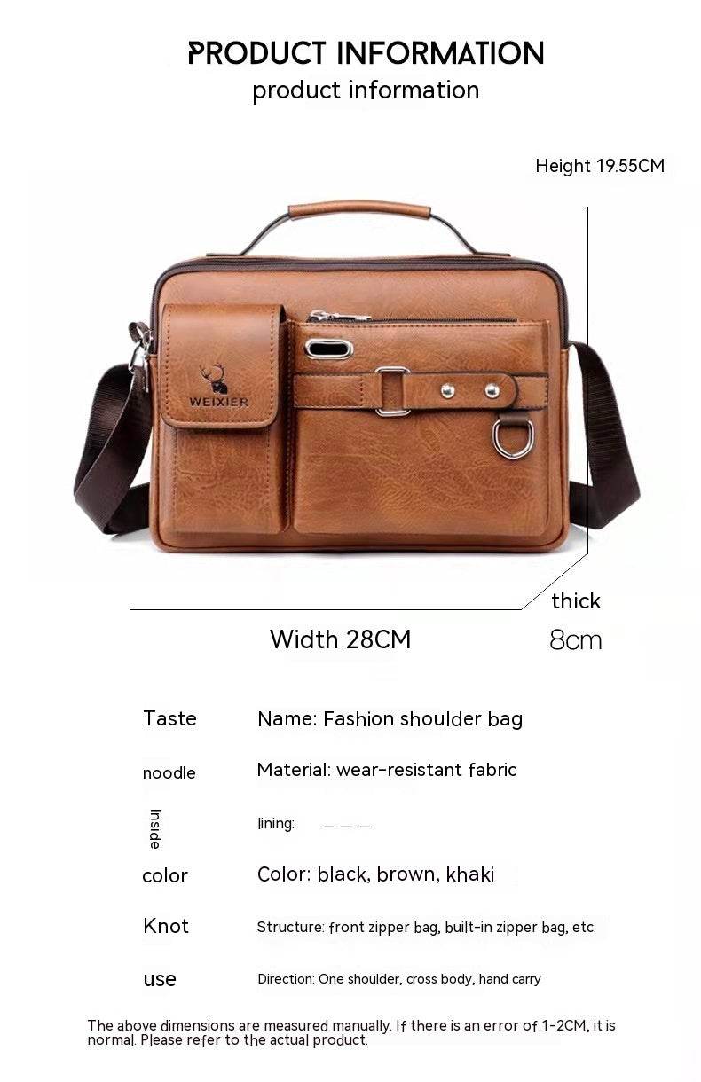Men’s Casual Fashion Crossbody Shoulder Bag – Lightweight & Stylish - grabzbags.com