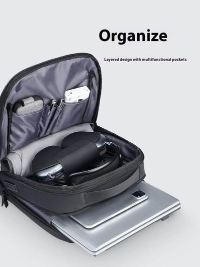 Large Capacity Business Laptop Backpack – USB Charging Port & Travel-Friendly Design - grabzbags.com
