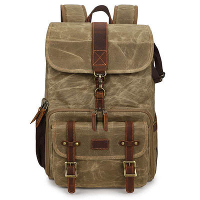 Canvas Camera Shoulder Bag – Simple SLR & Digital Camera Bag with Laptop Compartment - grabzbags.com
