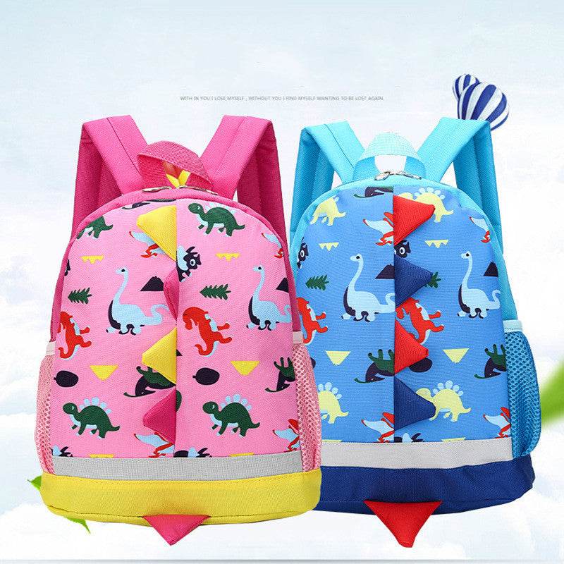 Cartoon Dinosaur Children Bag Kindergarten Children School Bag - grabzbags.com