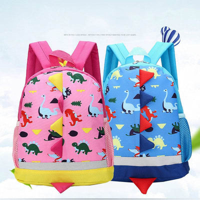 Cartoon Dinosaur Children Bag Kindergarten Children School Bag - grabzbags.com