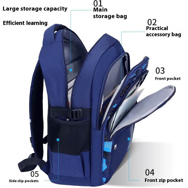 Lightweight Kids’ Schoolbag – Breathable & Large Capacity Backpack for Children - grabzbags.com