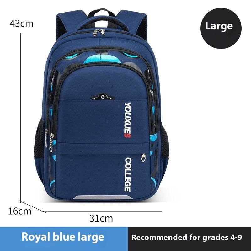 Simple Multi-Compartment Backpack – Waterproof & Spacious for Daily Use - grabzbags.com