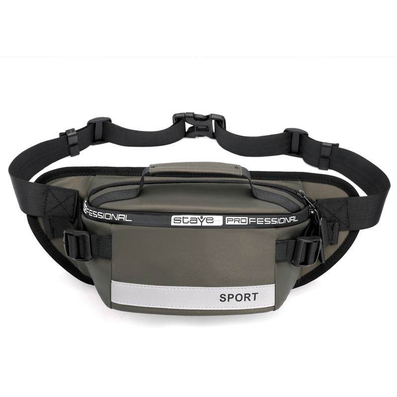 Men’s Reflective Waist Bag – Crossbody Pack for Travel, Running, Hiking & Cycling - grabzbags.com