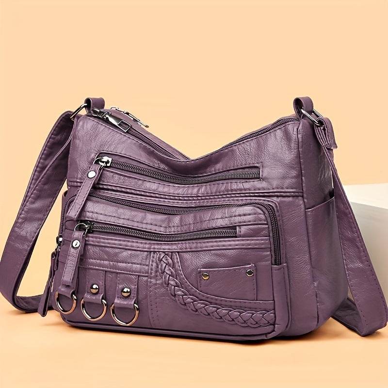 Women’s Fashion Casual Soft Leather Bag – Stylish & Comfortable Everyday Handbag - grabzbags.com