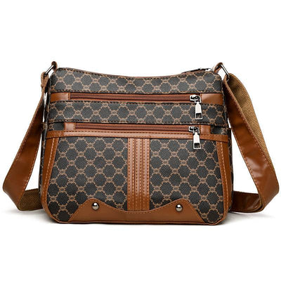 Women’s Large-Capacity Tote Bag – Stylish Stitching Pattern Shoulder Handbag - grabzbags.com
