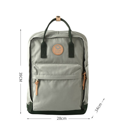 New Style Unisex Backpack – Japanese & Korean Fashion Laptop Bag, Water-Repellent Polyester Backpack with 15-Inch Compartment