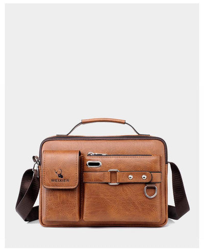 Men’s Business Portable One-Shoulder Messenger Bag – Lightweight Professional Crossbody - grabzbags.com