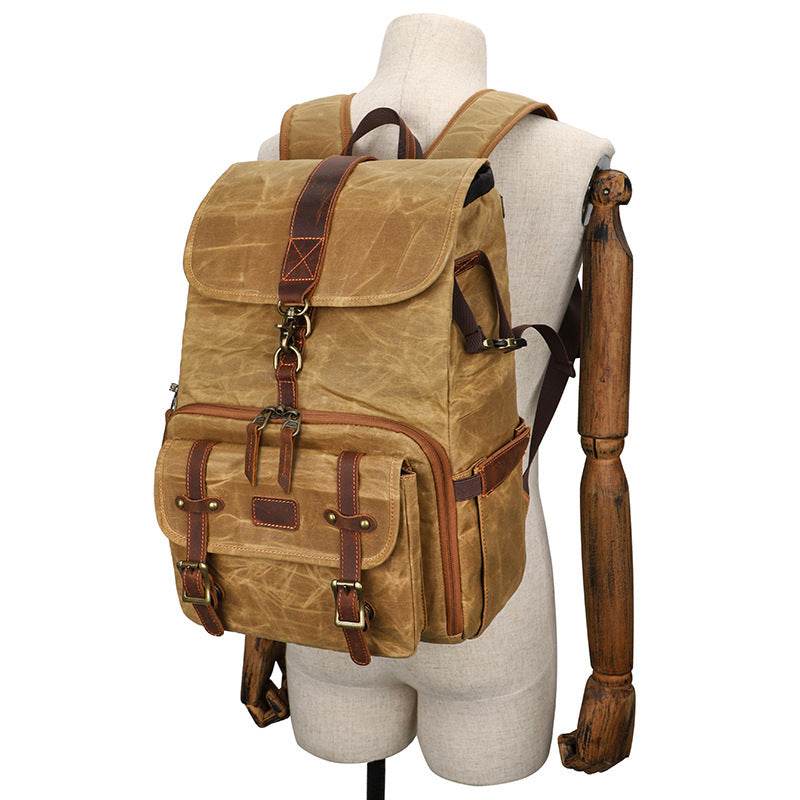 Canvas Camera Shoulder Bag – Simple SLR & Digital Camera Bag with Laptop Compartment - grabzbags.com
