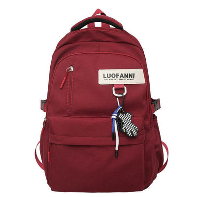 Student Large Capacity Backpack – Simple & Lightweight Travel School Bag - grabzbags.com