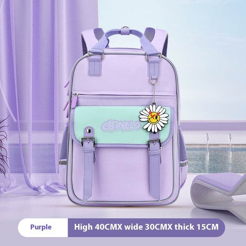 Lightweight Breathable Schoolbag for Primary Students – Multi-Pocket & Stylish Design - grabzbags.com