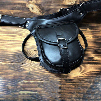 European & American Style Motorcycle Waist Bag – Outdoor Riding Belt Bag for Mobile Phone - grabzbags.com