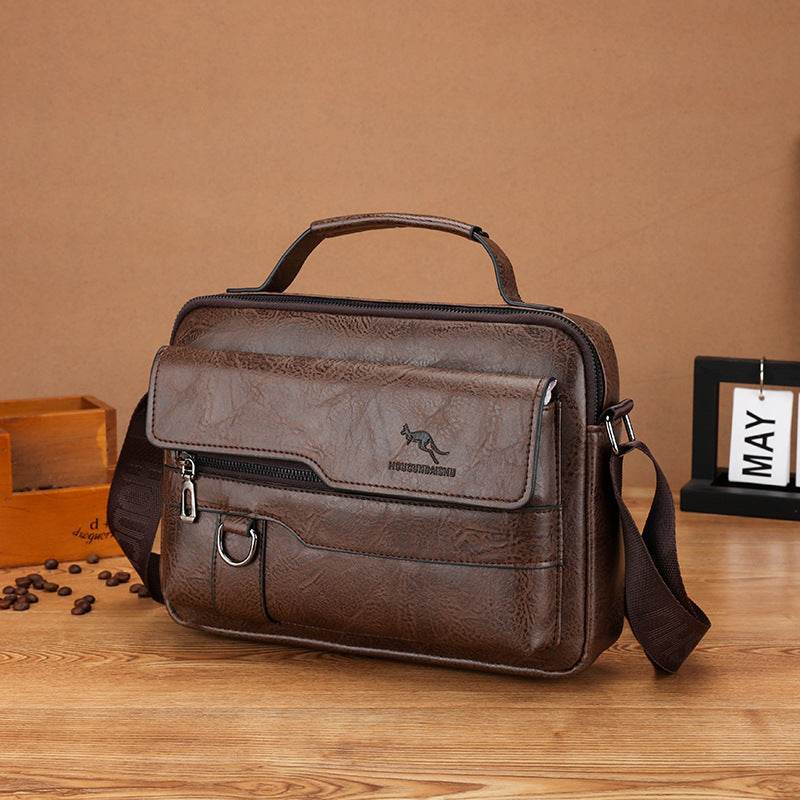 New Men’s Horizontal Shoulder Bag – Stylish Casual Handbag - grabzbags.com