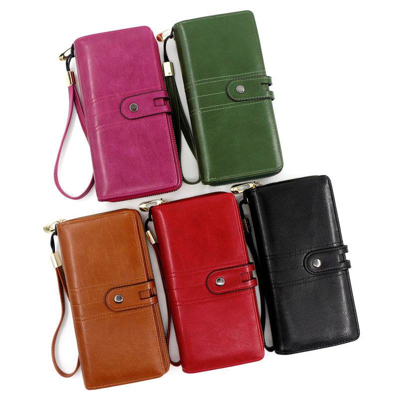Women’s Long Business Wallet – Elegant & Fashionable Card Holder Clutch - grabzbags.com